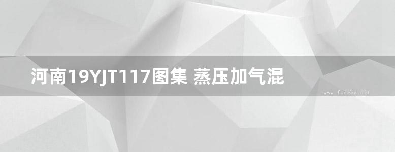 河南19YJT117图集 蒸压加气混凝土板材墙体构造 DBJ/T19-05-2018